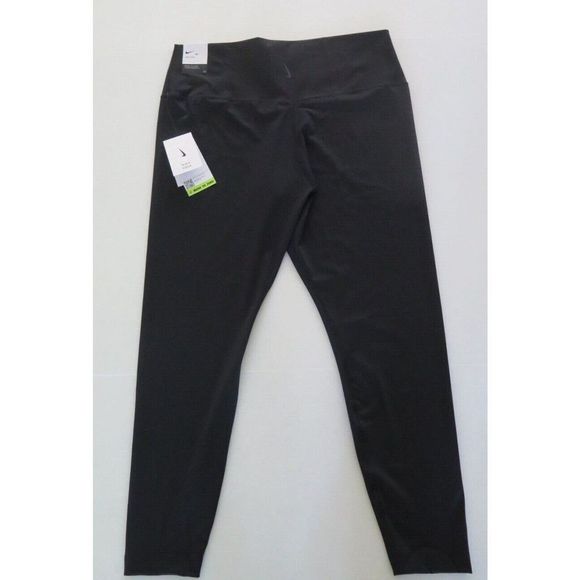 Nike Yoga CU5293-010 Women's Sz 2XL Black High Rise 7/8 Training Tights $60 - Picture 2 of 8